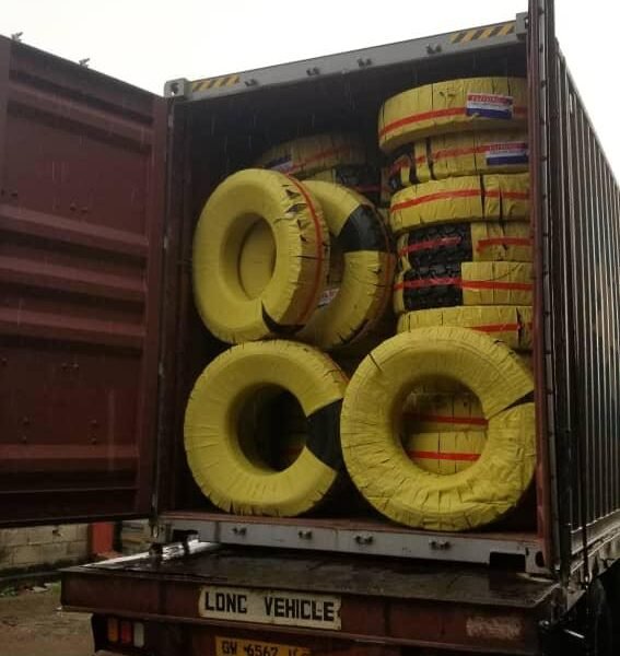 Truck Tyres – Yellow Wrap
